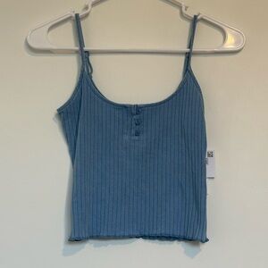 AMERICAN EAGLE lettuce trim crop top